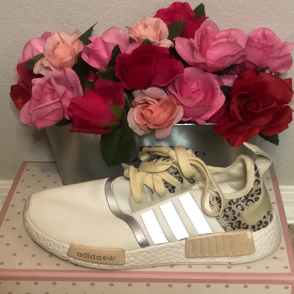 Cream + Leopard Print Adidas